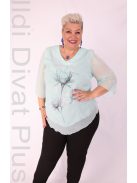 Marguerite Menta-Virágos Blúz