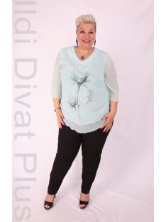 Marguerite Menta-Virágos Blúz