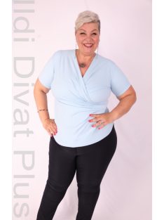 Emi Beige-Rózsaszín Pöttyös Blúz