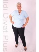 Mandala Babakék Átlapolt Felső