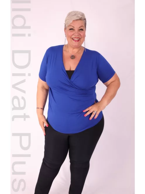 Mandala Királykék Átlapolt Felső