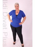 Mandala Királykék Átlapolt Felső