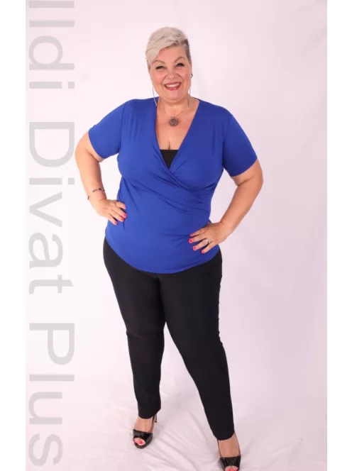 Mandala Királykék Átlapolt Felső