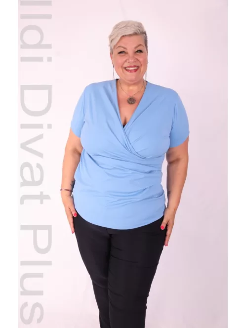 Mandala Óceán Kék Átlapolt Felső