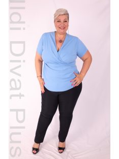 Emi Beige-Rózsaszín Pöttyös Blúz