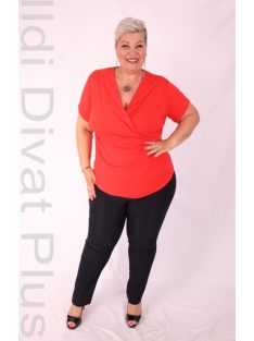 Emi Beige-Rózsaszín Pöttyös Blúz