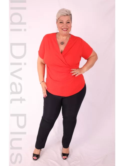 Mandala Piros Átlapolt Felső