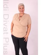 Mandala Beige Átlapolt Felső