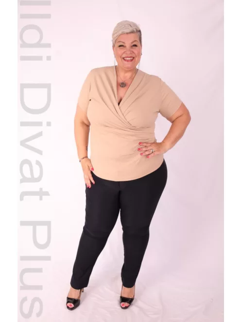 Mandala Beige Átlapolt Felső