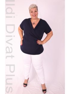 Emi Beige-Rózsaszín Pöttyös Blúz