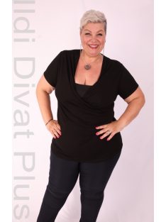 Emi Beige-Rózsaszín Pöttyös Blúz