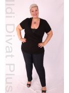 Emi Beige-Rózsaszín Pöttyös Blúz