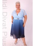 Tomex Kék Színátmenetes A Vonalú Ruha