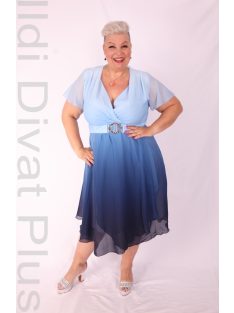 Tomex Kék Színátmenetes A Vonalú Ruha