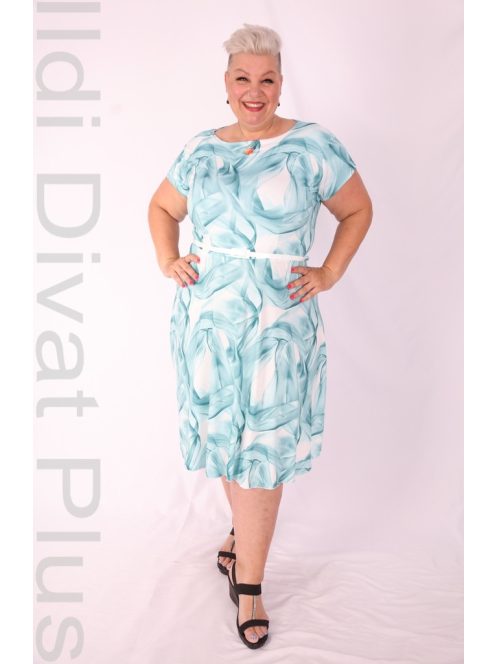 Gotta Menta-Fehér Márványos Ruha