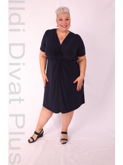 Atena Sötétkék Csavart Ruha