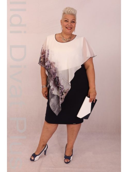 Botega Elena Lila Virág Mintás Ruha