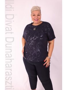 Ilona Kék Csillogós Felső