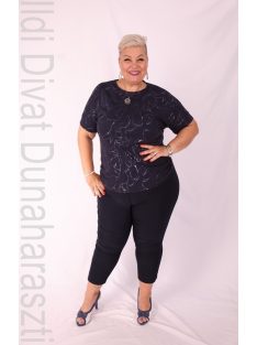 Ilona Kék Csillogós Felső