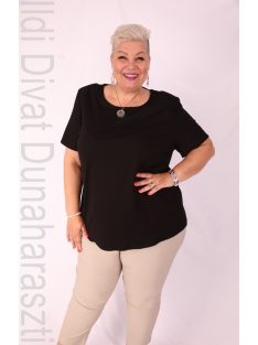 Maxi Lady Fekete Remina Felső