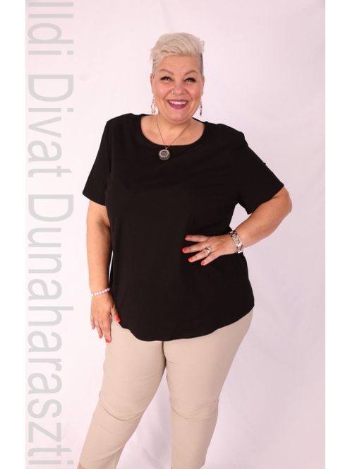 Maxi Lady Fekete Remina Felső