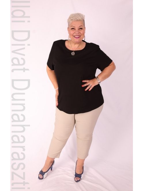 Maxi Lady Fekete Remina Felső