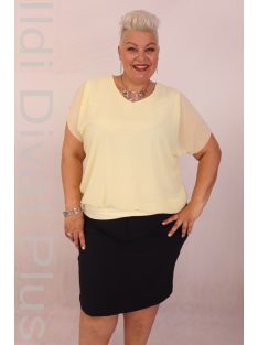 Manda Sárga Muszlin Blúz