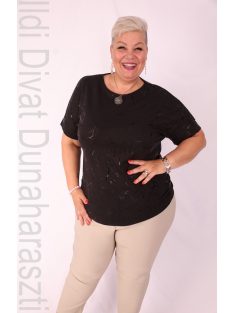 Ilona Fekete Csillogós Felső