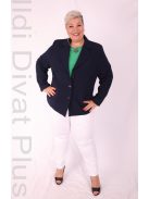 Manda Türkiz- Mintás  Blúz