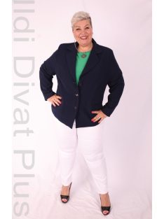 Manda Türkiz- Mintás  Blúz