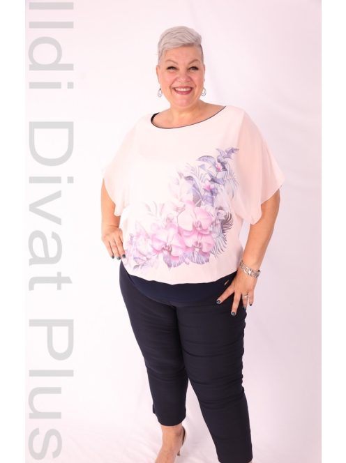 Botega Elena Púder-Lila Virágos Felső