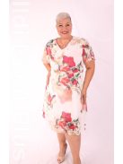 Careln Virágos Muszlin A Vonalú Ruha