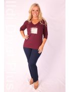 Latynka Padlizsánlila Alisa Felső