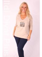 Latynka Beige Alisa Felső