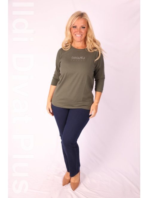 Latynka Khaki Amilla Felső