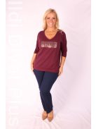 Latynka Padlizsánlila Anka Felső