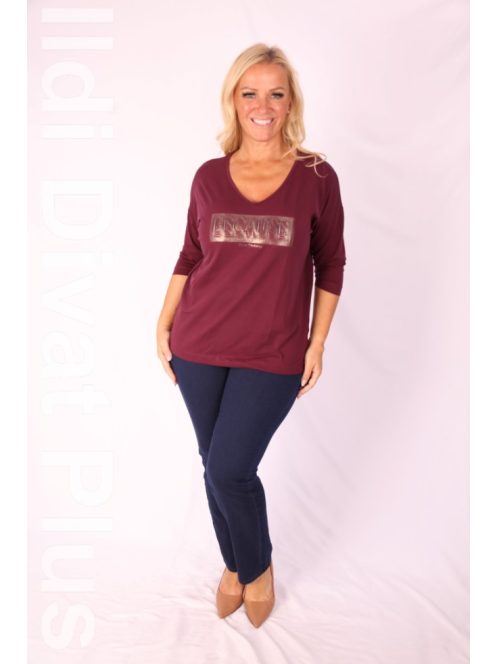 Latynka Padlizsánlila Anka Felső