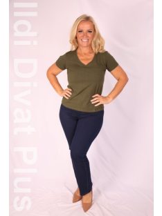 Latynka Khaki V-kivágott Aura Felső