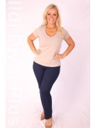 Latynka Beige V-kivágott Aura Felső