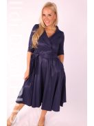 Margo Sötétkék A Vonalú Ruha