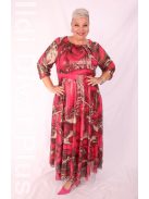 Trynite Pink-Arany Csillogós Maxi Ruha