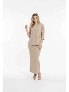 Mónika Beige-Csillogós Tunika