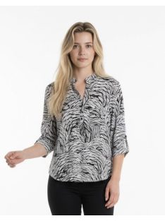 Catherine Fekete-Fehér Mintás Tunika