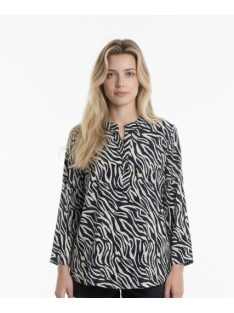 Maxi Lady Kék-Beige Csillogós Tunika