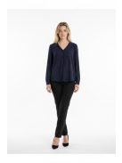 Maxi Lady Fekete-Kék Csillogós Tunika