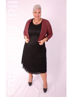 Dami Bordó Műbőr Boleró