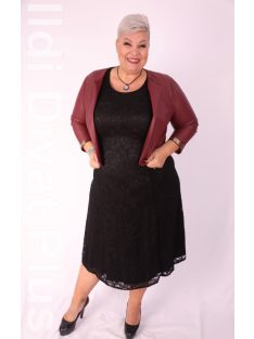 Dami Bordó Műbőr Boleró