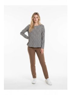 Attene Kék-Beige Mintás Tunika