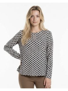 Attene Kék-Beige Mintás Tunika