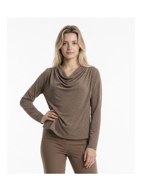 Madex Beige-Csillogós Felső